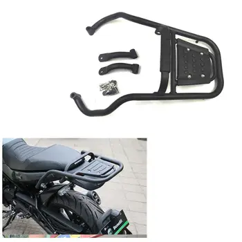 

1pcs Motorcycle Luggage Rack Bar Rear Tail Wing Shelves Armrest Holder Guard Black Steel for Benelli BJ500 BJ 500 Leoncino
