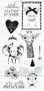 

french Transparent Clear Stamp for DIY scrapbooking/Card Making C807