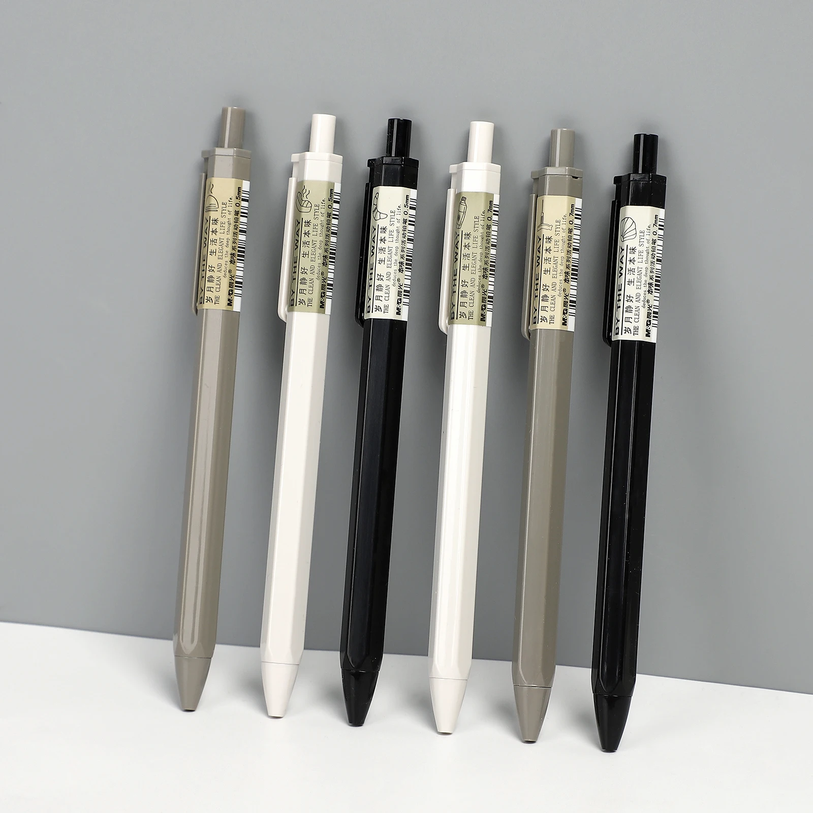 Mechanical Pencils 3 Pcs 0.5/0.7mm Simple Plastic Drawing Propelling Automatic For Student Office