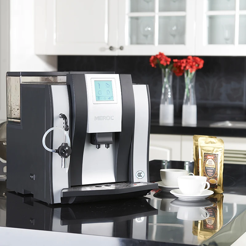 MEROL ME-710 전자동 커피 머신 커피 메이커 에스프레소 커피 머신 전자동 커피 머신 터치 스크린 기계