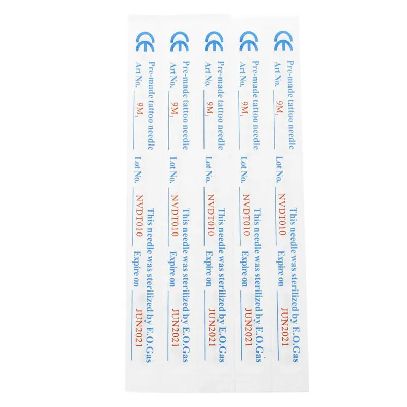 50 Pcs 9m1 Single Stack Magnum Sterilized Tattoo Needles OTW-50-9M1