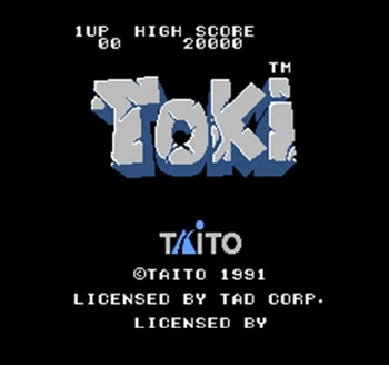 

Toki 60 Pins English Version Game Cartridge for 8 Bit 60pin Game Console