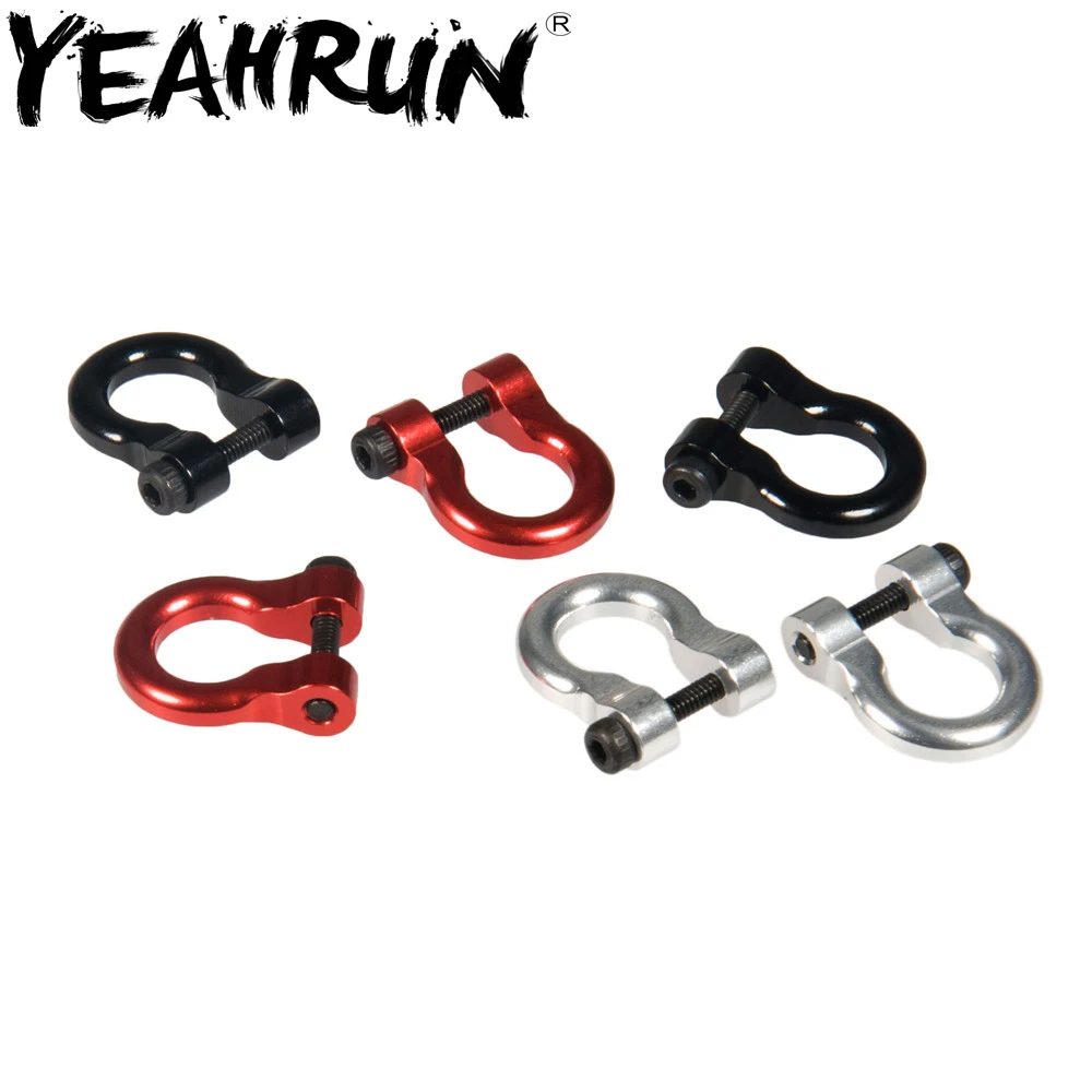 Alloy CNC Hooks Hitch Tow Shackles Fit For TRAXXAS TRX-4 1/10 RC Crawler Car