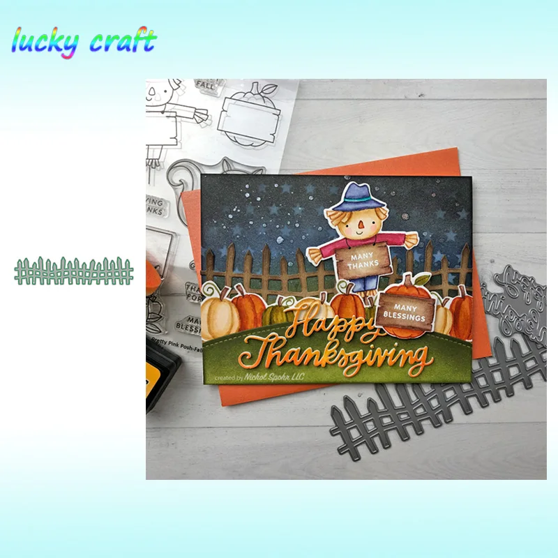 

Railing Metal Cutting Dies for DIY Scrapbooking Embossing Paper Card Album Decoration Crafts Dies Cut 2019