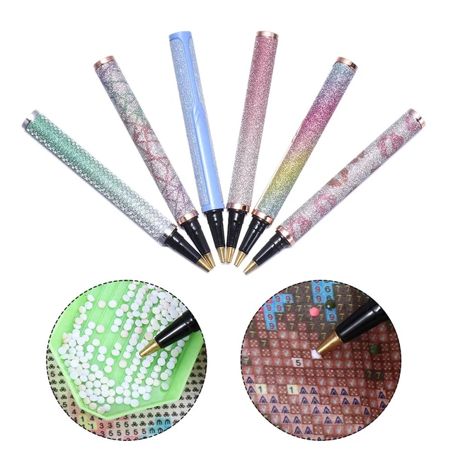 Cross Stitch Embroidery DIY Craft Point Drill Pens Diamond Painting Pen  Glitter Diamond Diamond Painting Accessories - AliExpress