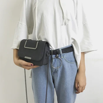 

Small Crossbody Bags for Women 2019 Mini Handbag Korean Messenger Bag Cluth Totes Ladies Hand Bags Solid Color Flap Bolso Mujer