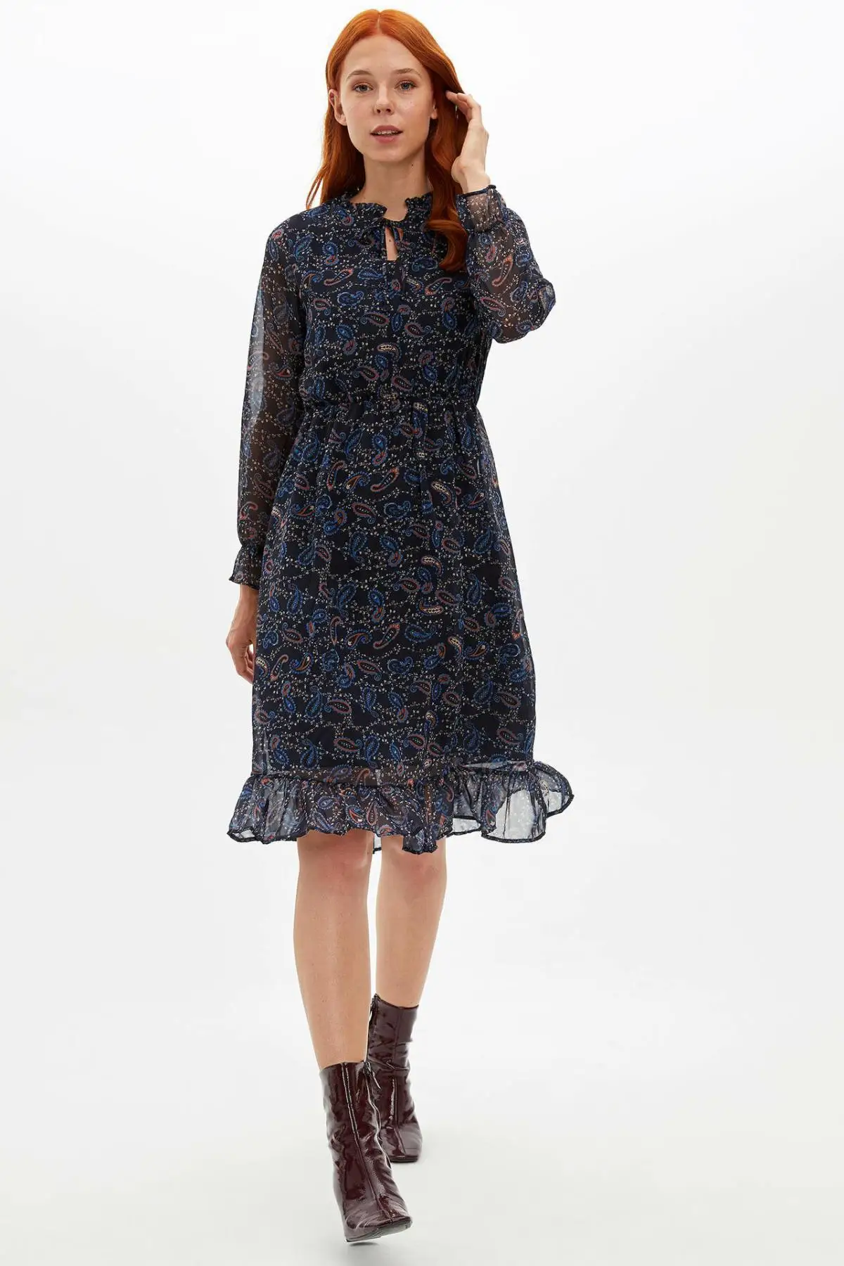 DeFacto женские тканые Dress-M1993AZ19AU | Женская одежда