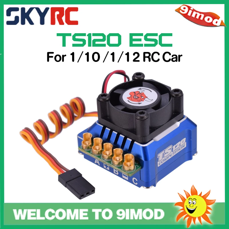 SKYRC TORO TS120 бесщеточный Сенсорный электронный регулятор хода поддержка датчика бесщеточный двигатель для 1:10 1:12 RC автомобиля - Цвет: Синий