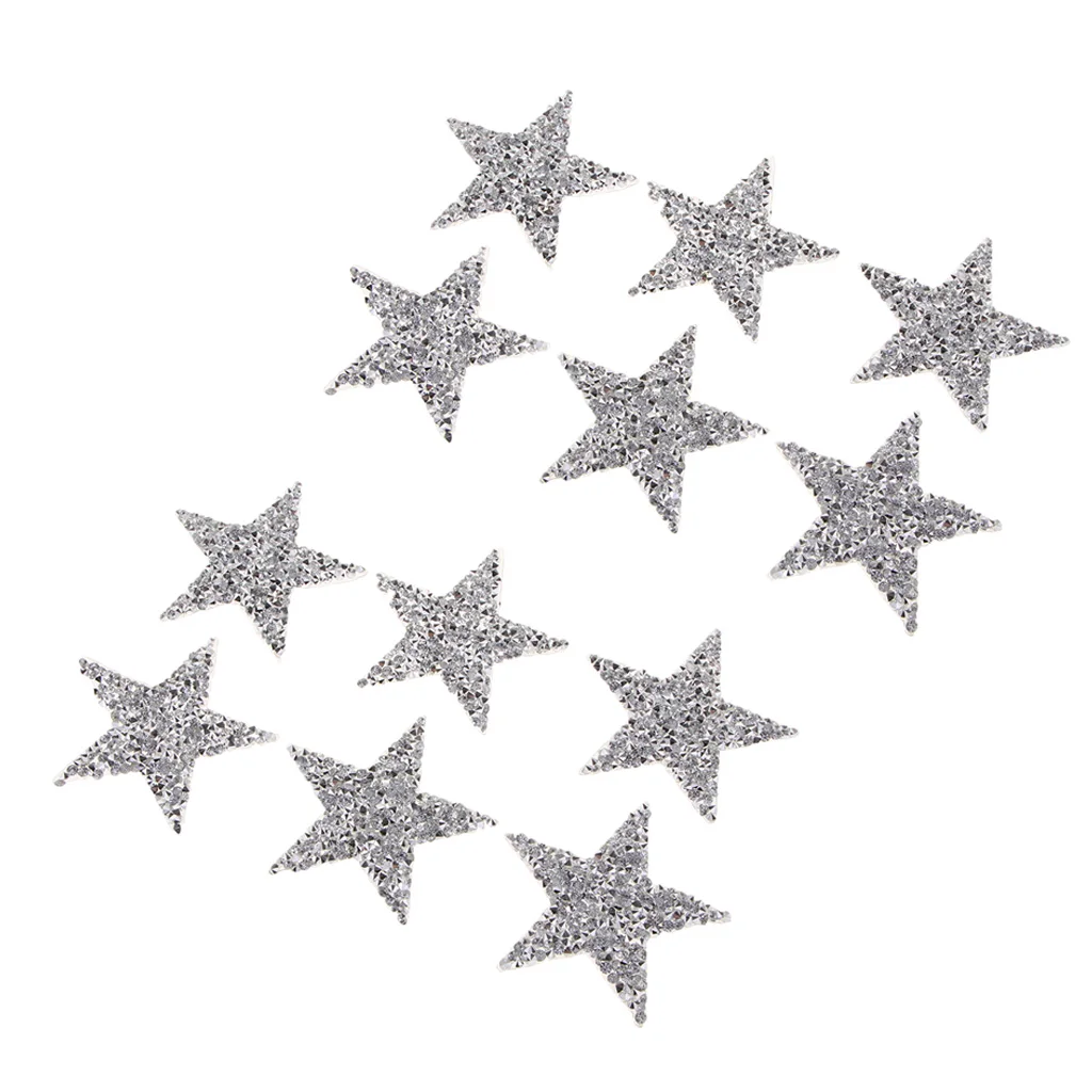 12 шт./компл. Star Стразы для утюга на передачах стикером клейкой основе звезда тепло