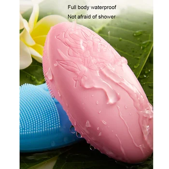 

Sonic Facial Cleansing Brush, Electric Silicone Face Brush and Massager, Waterproof Silicone Face Scrubber