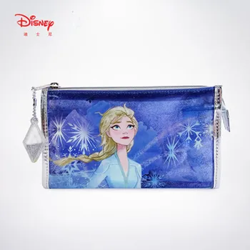 

Disney princess Frozen 2 Elsa Creative children's pencil case pencil case Cartoon stationery bag pen bag Action Figure Toy w207