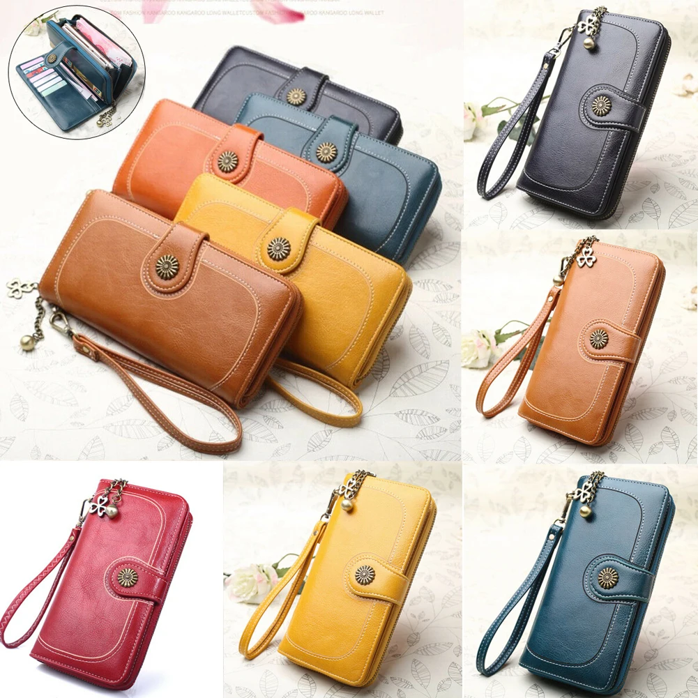 Женский клатч, кошелек, сумочка для монет, длинный держатель для карт, ID, телефона, кошельки, женский тонкий кошелек, кошелек для женщин