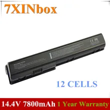 7XINbox 14,4 V ноутбук Батарея для hp DV7 DV8 HDX X18 HSTNN-XB75 HSTNN-DB75 HSTNN-OB75 480385-001 464059-141 DV7-1130US DV7-1132NR