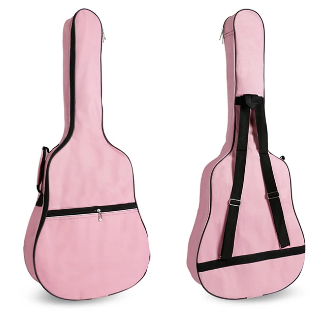 36-41 дюймов Акустическая гитара сумка 5 мм толстая подкладка водонепроницаемый двойной регулируемый плечевой ремень гитарный чехол сумка для Гига