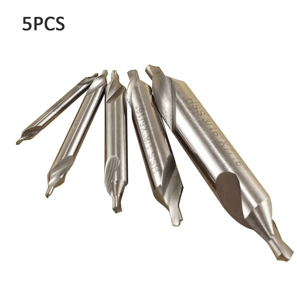

5Pcs A-type Spiral Groove Mini Countersink For Furniture Makers Drill Accessories CCenter Drill Bit Full-grinding Handy Pilot
