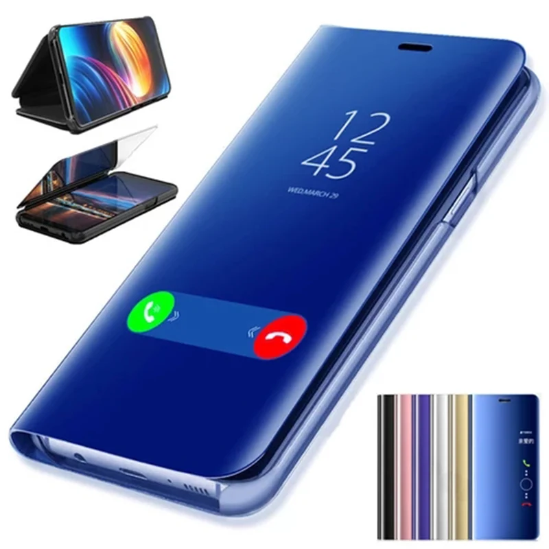 Умный зеркальный чехол для Samsung Galaxy S20 Plus Ultra Note 8 9 10 Lite Pro A51 A71 A10 A30 A70 A50 S8 S9 S10 A31