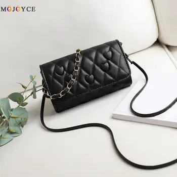 

Lattice Pattern PU Leather Crossbody Women Bags Love Heart Design Casual Shoulder Underarm Totes Handbags For Women 2020