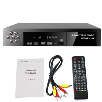 

Build In WIFI Remote Control Satellite TV Receiver Home Cinema Smart Digital HD Multi Language With Decoder Tuner Support Tablet