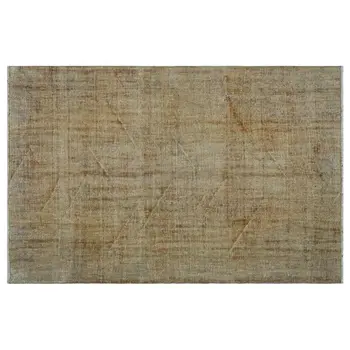 

Handmade Brown Vintage Overdyed Turkish Area Rug 181x274 Cm-5'11''X8'12''