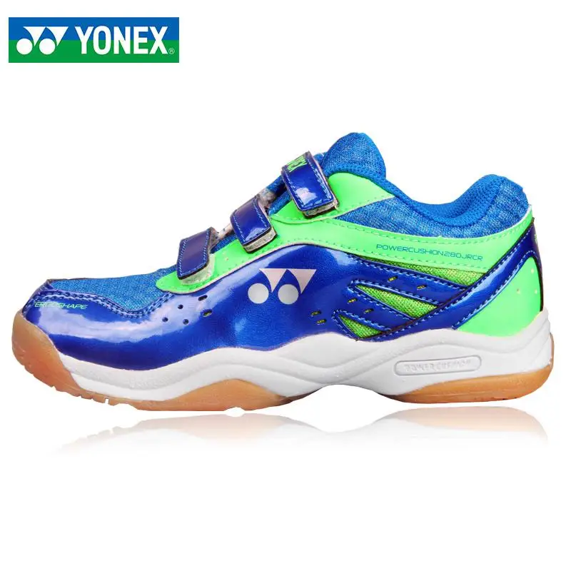 Yonex Pro Kids бадминтон обувь брендовые Детские кроссовки для мальчиков и девочек дышащие; нескользящая подошва; Легкая спортивная обувь - Цвет: 8