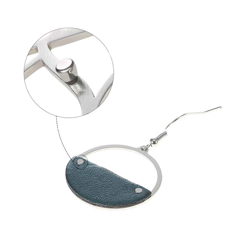 Cremo Branches Earrings For Women Stainless Steel Jewelry  Feather Shape Earrings Leather Dangle Earrings