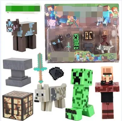 

Action Figures Alex Steve Toy Enderman Dolls Rare Limited Edition Collectiion Kid toy Boy Gift