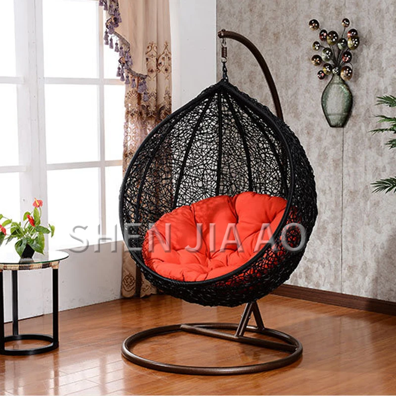 1PC Leisure Hanging Baskets font b Rattan b font Hanging Chairs Adult Balcony Rocking Swing Chair