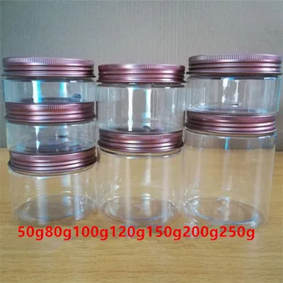 10pcs 50g-250g Empty Aluminum Cap Cosmetic Tin Pot Lip Balm Jar Containers Oil Wax Face Cream Container Box | Красота и здоровье