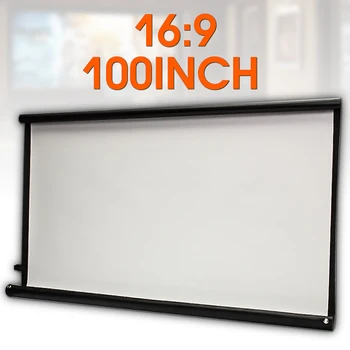 

16:9 100 inch Projector HD screen Canvas Front Home Theatre Projection screen Movie Projector Screen high Brightness foldable