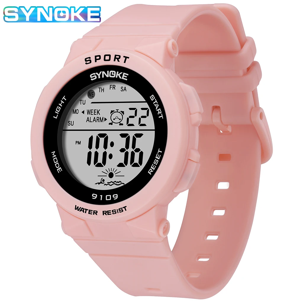 Kids Watches Digital Sports Waterproof Boy Children Fashion Date Casual SYNOK Alarm 5bar