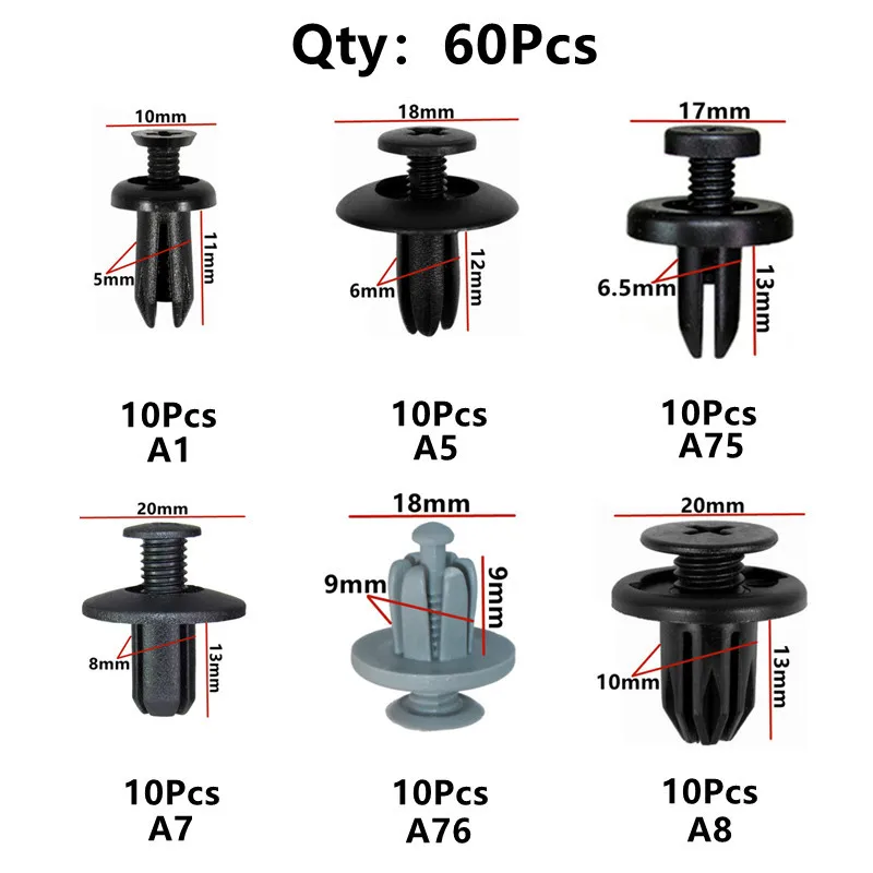 M3 Fastener Clips M5 Z3 Türverkleidung Form Mit Dichtungsring Portable