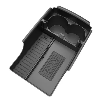 

Black Wireless Charger ABS+PC Car Auto Center Console For Tesla Model X S