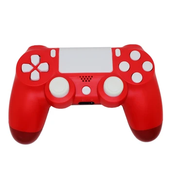 

OURSTEAM 5 PCS Original Red Protective Shell + Buttons for PS4 JDM 040 Game Controller