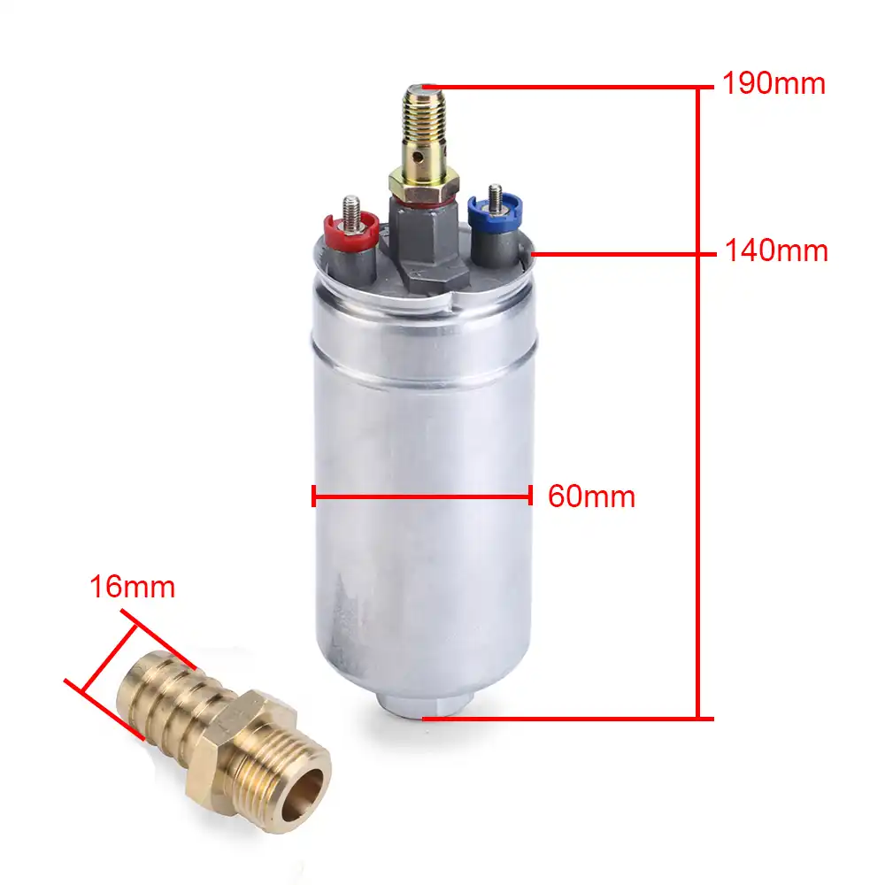 External Inline Fuel Pump 12v Fuel Injection Replacement Universal