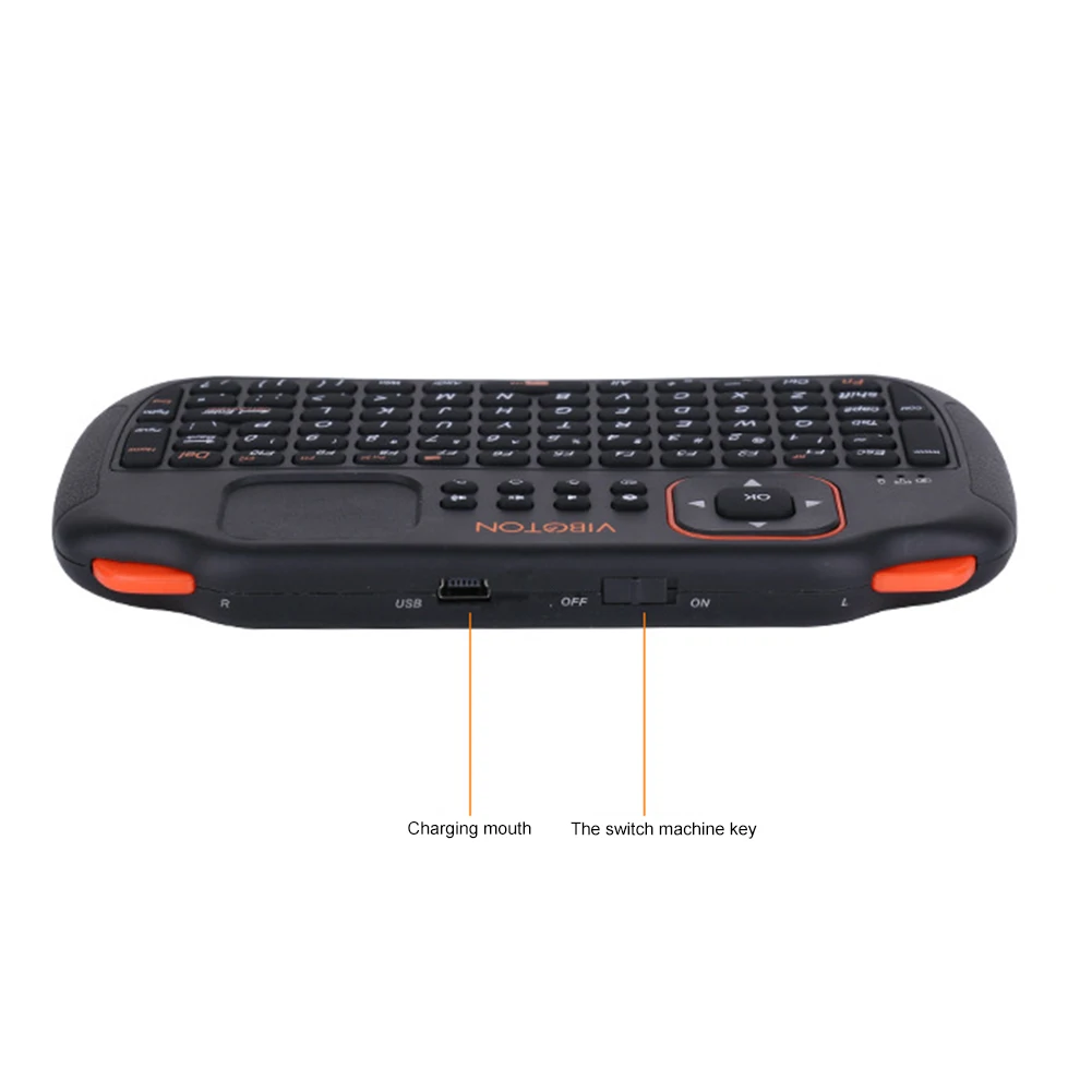 Мини 2,4G беспроводной мультимедийный Эргономичный игровой ПК Smart tv Air mouse тачпад обычный I8 пульт дистанционного управления для Android tv Box