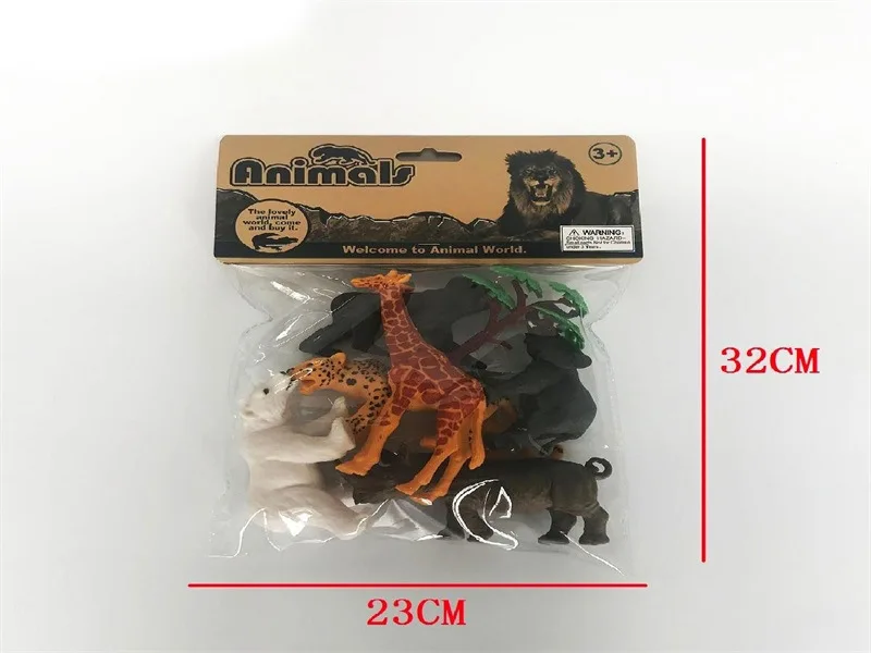 

Model Zoo Toy Wild Animal World Set Giraffe Polar Bear Static Model