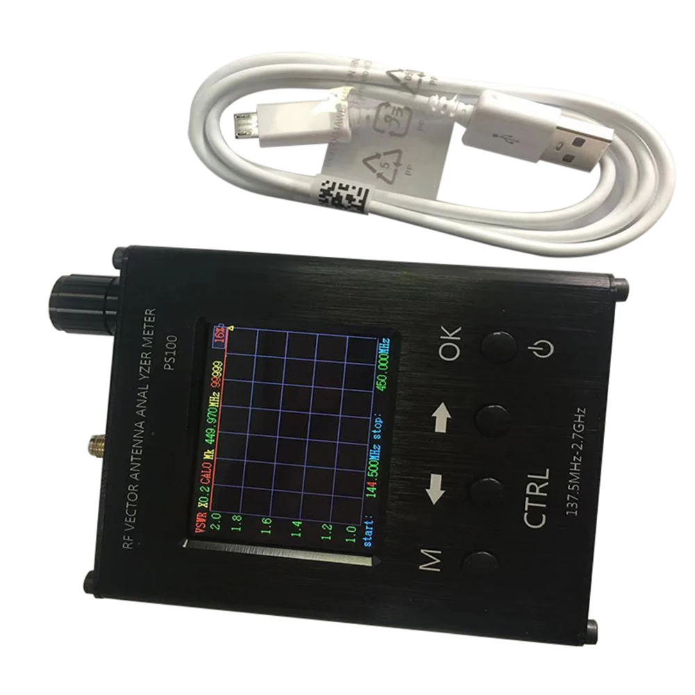 

English verison N1201SA 137.5MHz-2.7GHz UV RF Vector Impedance ANT SWR Antenna Analyzer Meter Tester