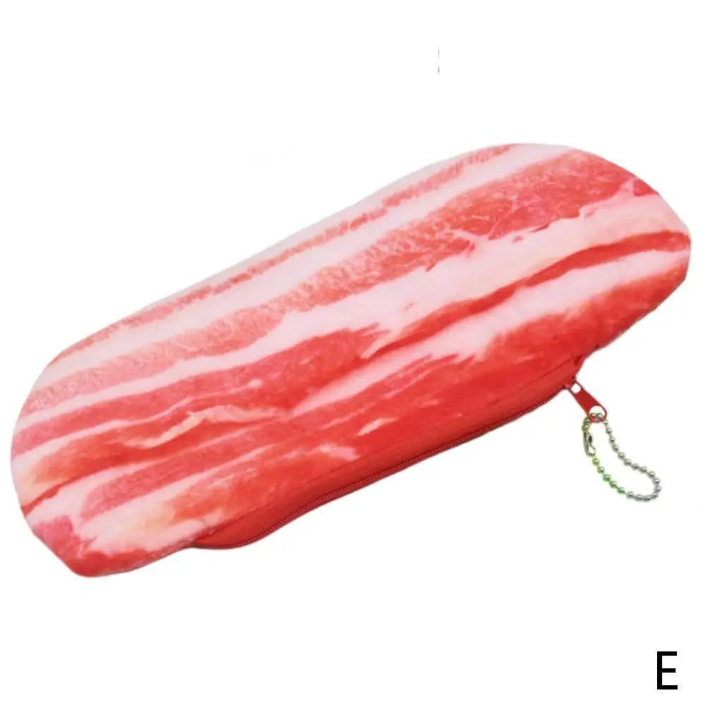 E Креативный чехол для карандашей, новинка, для овощей, фруктов, мяса, рыбы, форма Kawaii, сумка для карандашей, милые школьные офисные принадлежности, Детская косметичка - Цвет: E