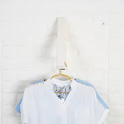 Настенная Вешалка выдвижная одежда для дома из нержавеющей стали, складной кронштейн для сушки одежды, вешалка для одежды AIA99
