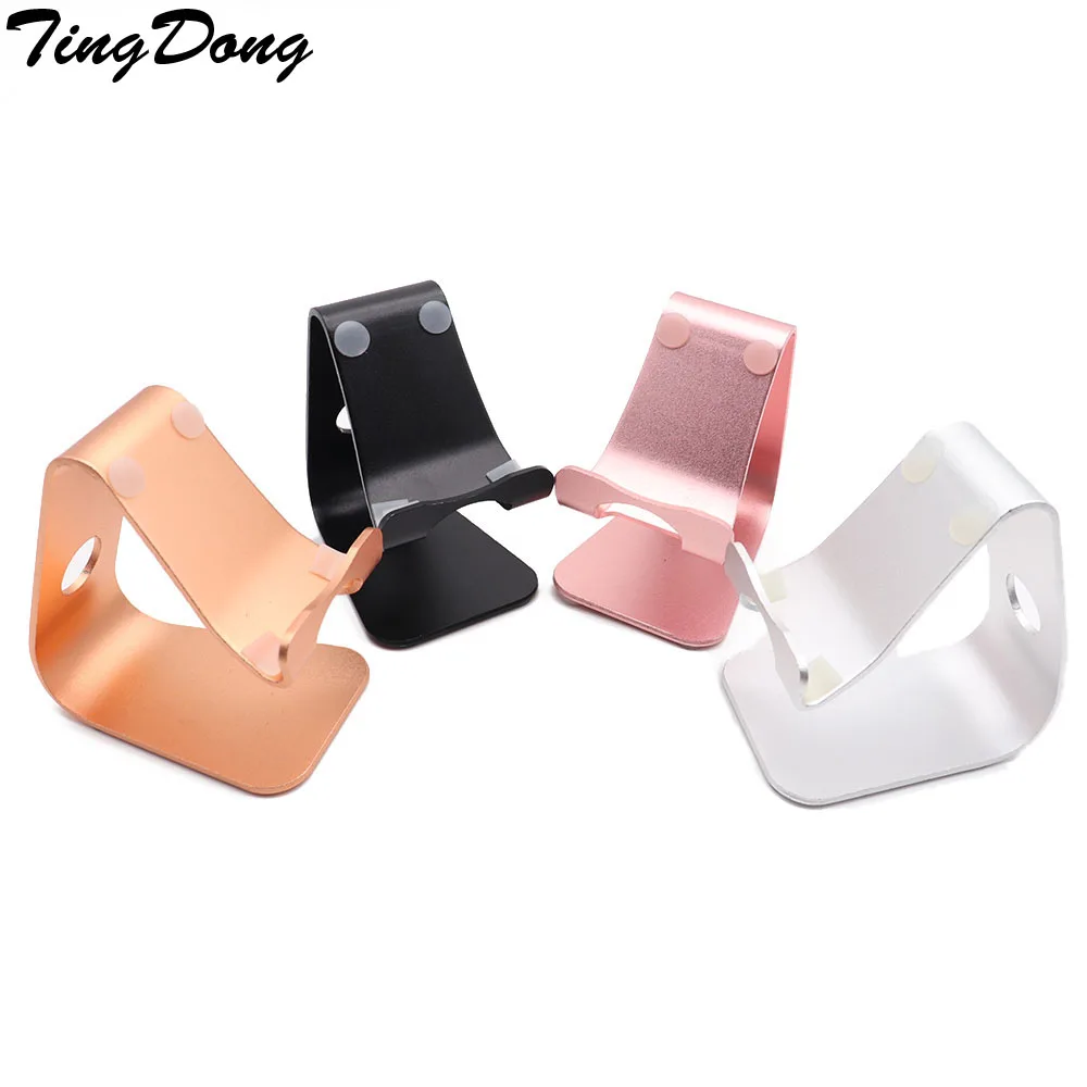 

Mobile Phone Holder Stand Aluminium Alloy Metal Tablet Stand Universal Holder for iPhone X/8/7/6/5 Plus Samsung Phone/ipad