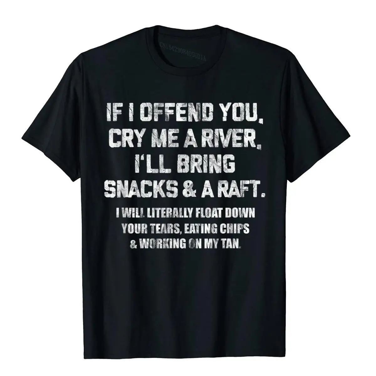 

Футболка мужская с надписью «If I Offend You Cry Me A River»