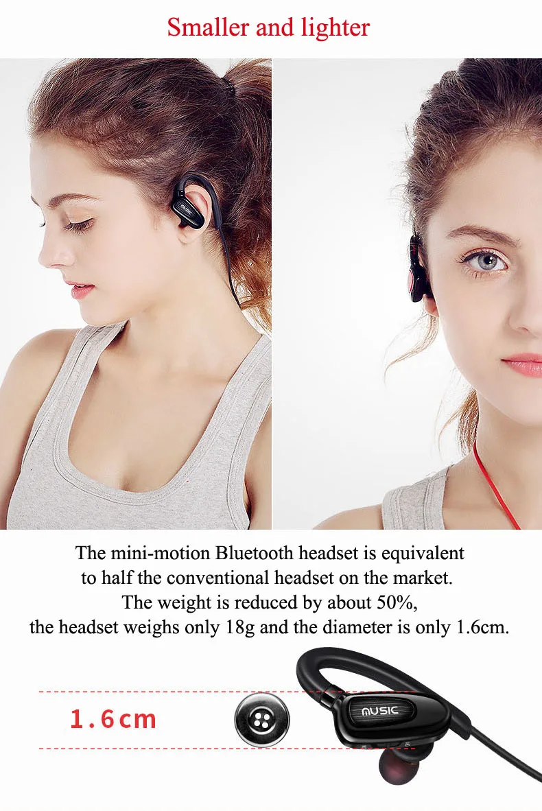 S5 Bluetooth наушники беспроводные наушники спортивные басы Bluetooth наушники с микрофоном для телефона Auriculares