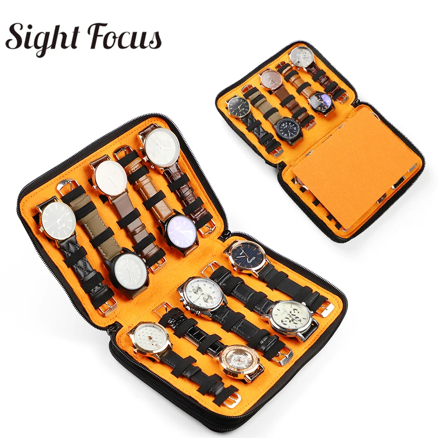 Travel Watch Jewelry Organizer Watch Box Case Watchband Storage 20 Slots For Apple Band Strap