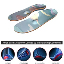 

Achromatic Plantar Fasciitis, Metatarsal Arch Support, Orthopedic Insoles, Sports Soles, Flat Foot Pain, Heel Spur Orthopedic Pa