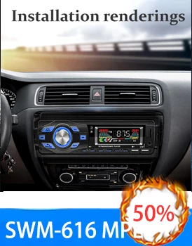 2022 New Som Automotivo Android Apple Internet HD 7-inch MP5 Player Bluetooth Call Reversing Party Control Car Video Players zune mp3 player