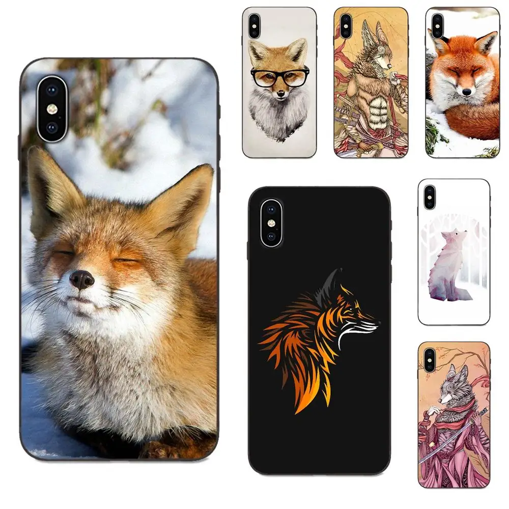 Мягкая окраска кожи Милая Снежная лиса для Huawei Mate 9 10 20 P8 P9 P10 P20 P30 Lite Mini Play Pro P smart Plus