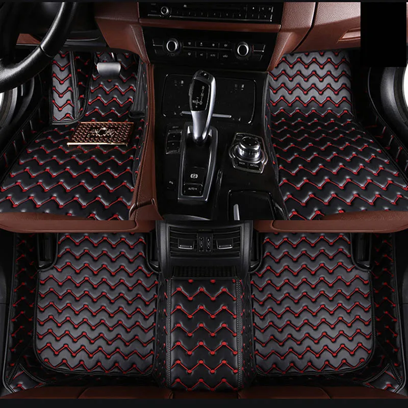 Shenlao пользовательские кожаные автомобильные коврики для Volkswagen VW Caddy аксессуары 2004- автомобильные аксессуары