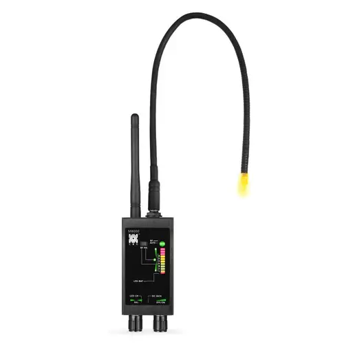 1MHz-12GH 라디오 안티 스파이 탐지기, FBI GSM RF 신호 자동 추적기 탐지기, GPS 트래커 파인더 버그, 긴 마그네틱 LED 안테나 포함 3