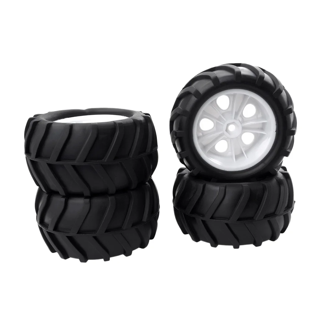 Remote Control Monster Truck 85mm Rubber Tire Tyres for HSP HPI WPL FS 1/16 RC Big Foot Tires Tyres for ZD Racing Spare Parts Remote Control Monster Truck 85mm Rubber Tire Tyres for HSP HPI WPL FS 1/16 RC Big Foot Tires Tyres for ZD Racing Spare Parts