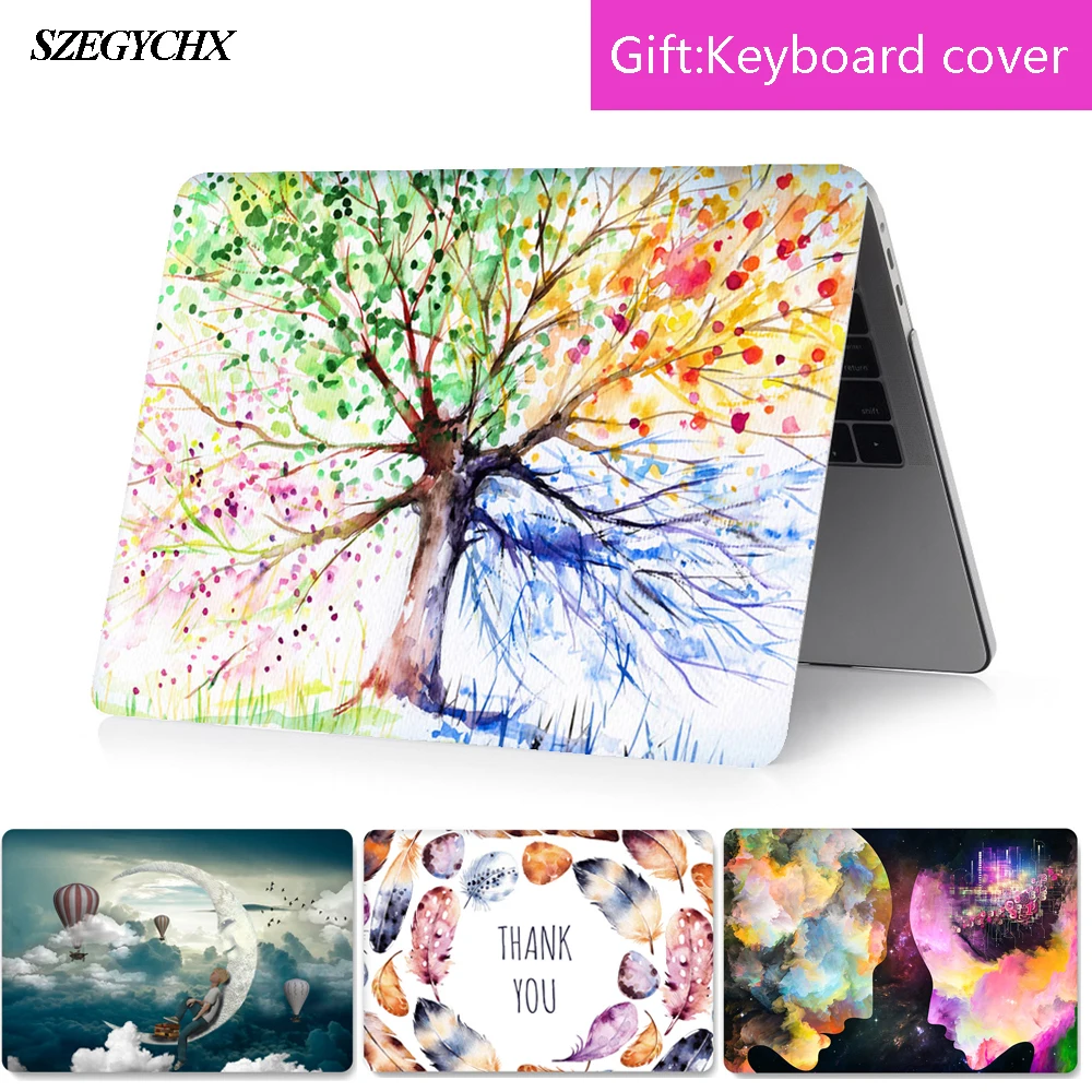 Чехол для ноутбука MacBook Air 13 Pro Retina 11 12 15 3 дюйма сенсорная панель A2159 Жесткий mac book New